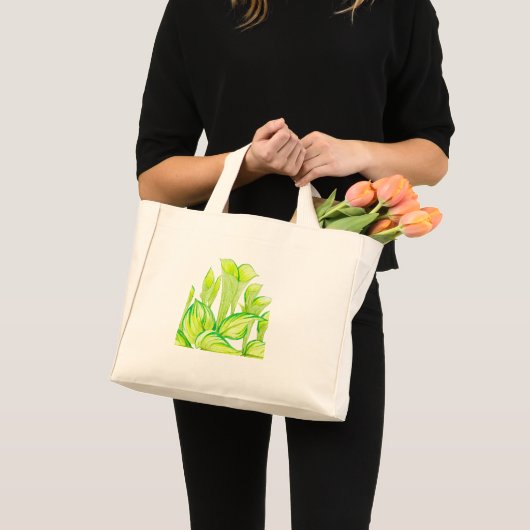 'Harmony in Green' op een Tiny Canvas tas (Voorkant (product))