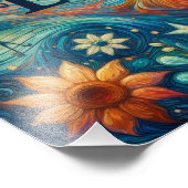 Harmony in Hues: een symfonische liefdesode Foto Afdruk (Hoek)