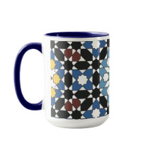 Harmony in Tiles – Moroccan Geometric Mug