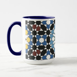 Harmony in Tiles – Moroccan Geometric Mug Mok