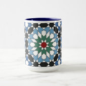 Harmony in Tiles – Moroccan Geometric Mug Mok (Midden)