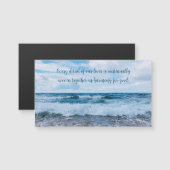 Harmony Inspirerend Beach Photography Magnet (Voorkant / Achterkant)