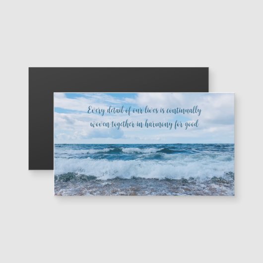 Harmony Inspirerend Beach Photography Magnet (Voorkant / Achterkant)