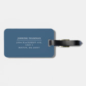 Harmony kleurrijke strepen bagage bagagelabel (Achterkant horizontaal)