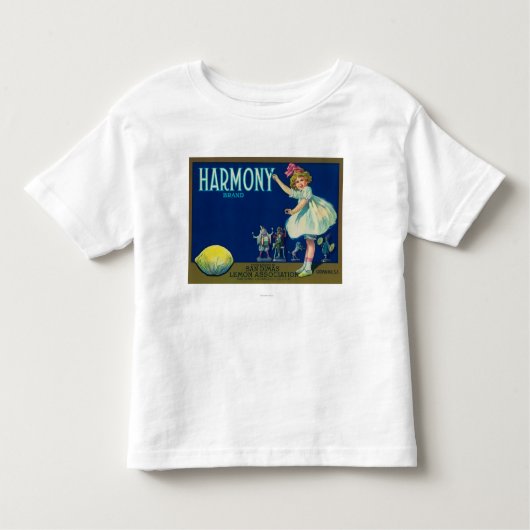 Harmony Lemon LabelSan Dimas, CA Kinder Shirts (Voorkant)
