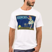 Harmony Lemon LabelSan Dimas, CA T-shirt (Voorkant)