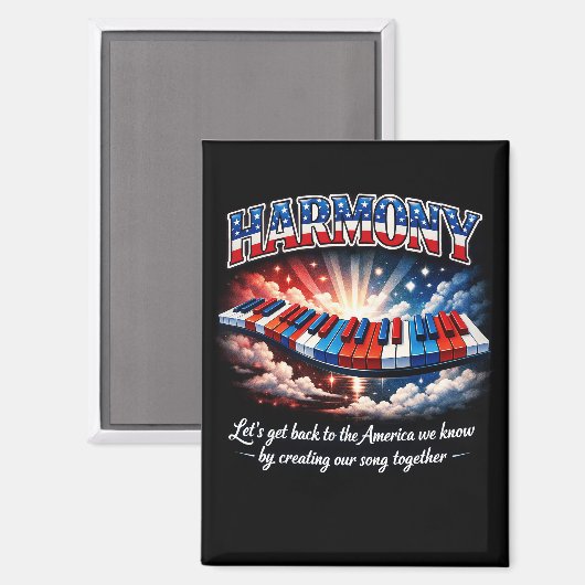 HARMONY MAGNEET (Voorkant / Achterkant)