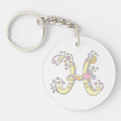 Harmony monogram letter H en betekenis Sleutelhanger (Voorkant)