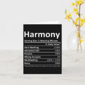 Harmony Nutrition Gepersonaliseerde Naam Grappige  Kaart (Gele Bloem)