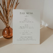 HARMONY Olive Green Branch Bar Menu Lijst Reclamebord Met Voetstuk