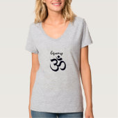 Harmony om yoga symbool t-shirt (Voorkant)