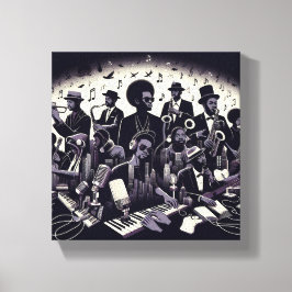 "Harmony Onthulde" Muurdoek Canvas Afdruk