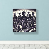 "Harmony Onthulde" Muurdoek Canvas Afdruk (Insitu (Houten vloer))