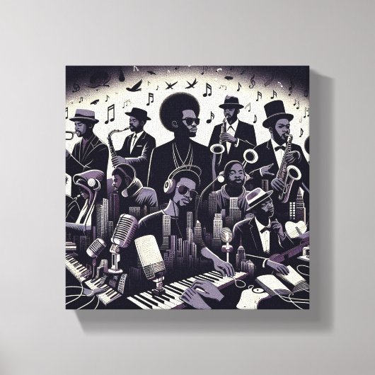 "Harmony Onthulde" Muurdoek Canvas Afdruk (Voorkant)