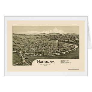 Harmony, PA Panorama Map - 1901