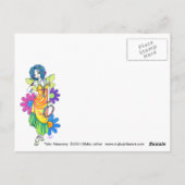 "Harmony" regenboogventilator Briefkaart voor kind (Achterkant)