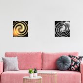 Harmony & Relaxation Gouden & Zilveren print set (Woonkamer)