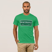 Harmony, Road Marker, California, Verenigde Staten T-shirt (Voorkant volledig)