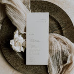 HARMONY Sage Green Place Card Menu<br><div class="desc">HARMONIE | Sage Green Elegant minimalistische,  bruiloft gast plaats kaart en menu. Eigenschappen,  moderne salie-groene typografie en bijpassende effen kleur achterzijde. Let op,  de naam van de gast moet worden ingevoerd en elke kaart moet individueel aan uw winkelwagentje worden toegevoegd.</div>
