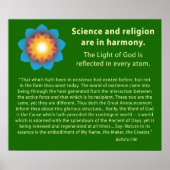 Harmony Science Religion Poster (Voorkant)