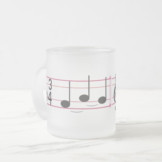 Harmony Sip: Melodische muziek Mok (Voorkant links)