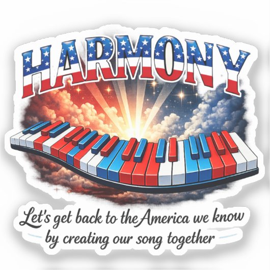 HARMONY STICKER (Voorkant)