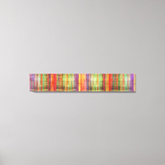 Harmony Stripes Abstracte Moderne Kunst Verpakt Ca Canvas Afdruk (Voorkant)