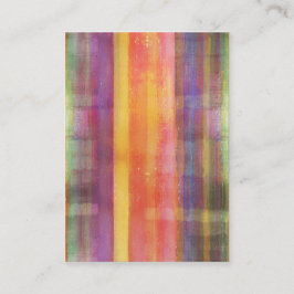 Harmony Stripes Colors Abstracte Art Visitekaartje