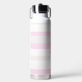 Harmony Stripes Horizontal Lines Grey Pink White Waterfles (Voorkant)
