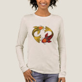 Harmony T-Shirt, Japanese koi fish Tri-Blend Shirt (Voorkant)