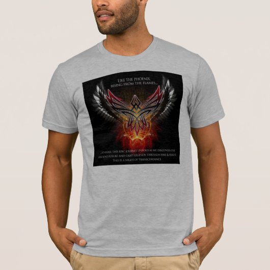 harmony-techno-tribal-foenix t-shirt (Voorkant)