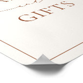 HARMONY Terracotta Kaarten en geschenken Poster (Hoek)