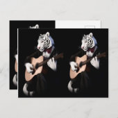 Harmony Tiger – Elegant Postcard Design Briefkaart (Voorkant / Achterkant)