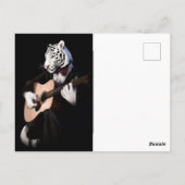Harmony Tiger – Elegant Postcard Design Briefkaart (Achterkant)