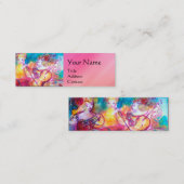 HARMONY TRIO MUSIC SPRING CONCERT, Roze Mini Visitekaartje (Voorkant / Achterkant)