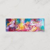 HARMONY TRIO MUSIC SPRING CONCERT, Roze Mini Visitekaartje (Achterkant)