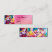 HARMONY TRIO MUSIC SPRING CONCERT, Roze Mini Visitekaartje (Voorkant / Achterkant)