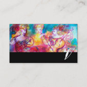 HARMONY TRIO SPRING CONCERT MONOGRAM, Black Pearl Visitekaartje (Achterkant)