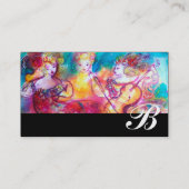 HARMONY TRIO SPRING CONCERT MONOGRAM, Black Pearl Visitekaartje (Achterkant)