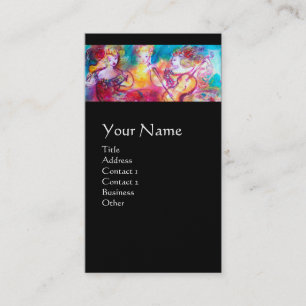 HARMONY TRIO SPRING CONCERT MONOGRAM, Black Pearl Visitekaartje