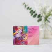 HARMONY TRIO SPRING CONCERT MONOGRAM, Black Pink Visitekaartje (Staand voorkant)