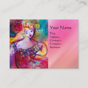 HARMONY TRIO SPRING CONCERT MONOGRAM, Black Pink Visitekaartje