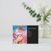 HARMONY TRIO SPRING CONCERT MONOGRAM, Black Pink Visitekaartje (Staand voorkant)