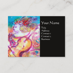 HARMONY TRIO SPRING CONCERT MONOGRAM, Black Pink Visitekaartje