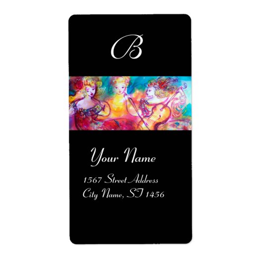 HARMONY TRIO SPRING CONCERT MONOGRAM ETIKET (Voorkant)