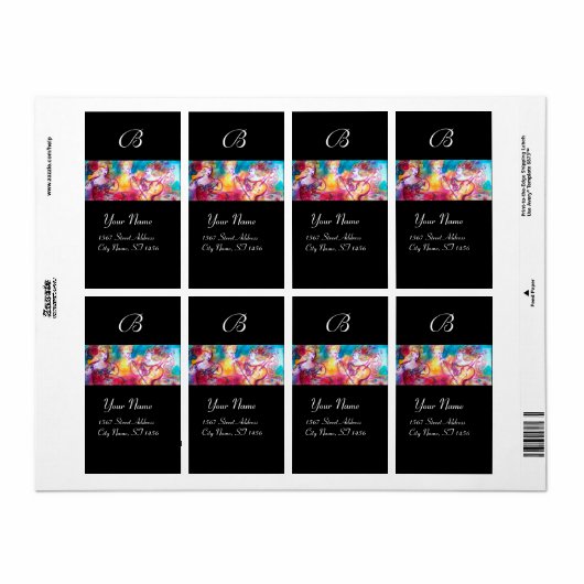 HARMONY TRIO SPRING CONCERT MONOGRAM ETIKET (Full Sheet)