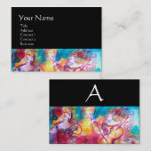 HARMONY TRIO SPRING CONCERT MONOGRAM, zwart Visitekaartje (Voorkant / Achterkant)