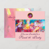 HARMONY TRIO SPRING CONCERT, Sweet 16 Birthday Kaart (Voorkant / Achterkant)