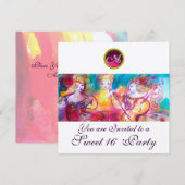 HARMONY TRIO SPRING CONCERT, Sweet 16 Birthday Kaart (Voorkant / Achterkant)