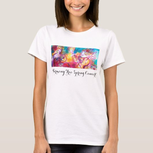 HARMONY TRIO SPRING MUZIEK BEZORG T-SHIRT (Voorkant)